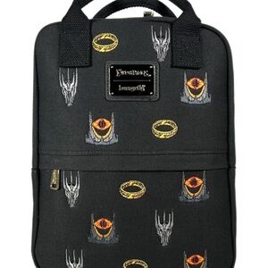 Loungefly Disney EXCLUSIVE Lord of the Rings Black Canvas Backpack
